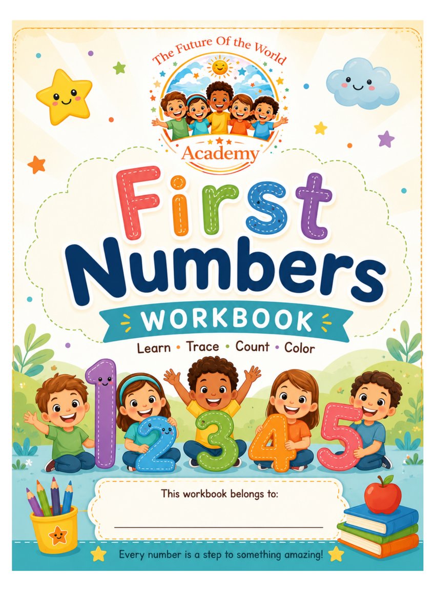 First Numbers Workbook cover